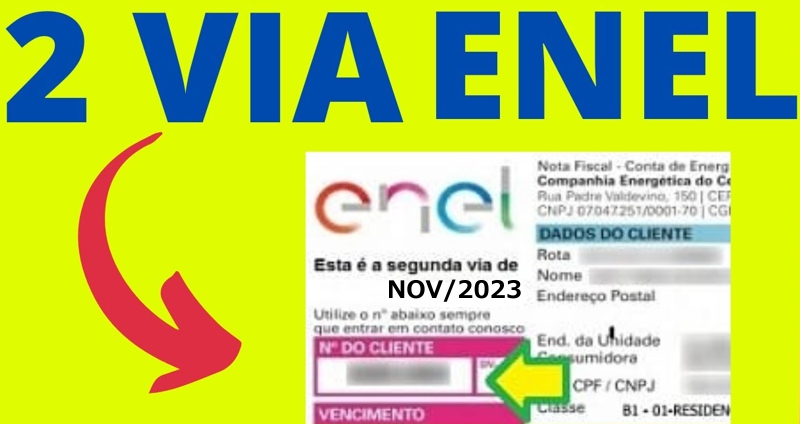 Enel 2 via goiás - Código de barras para o pagamento